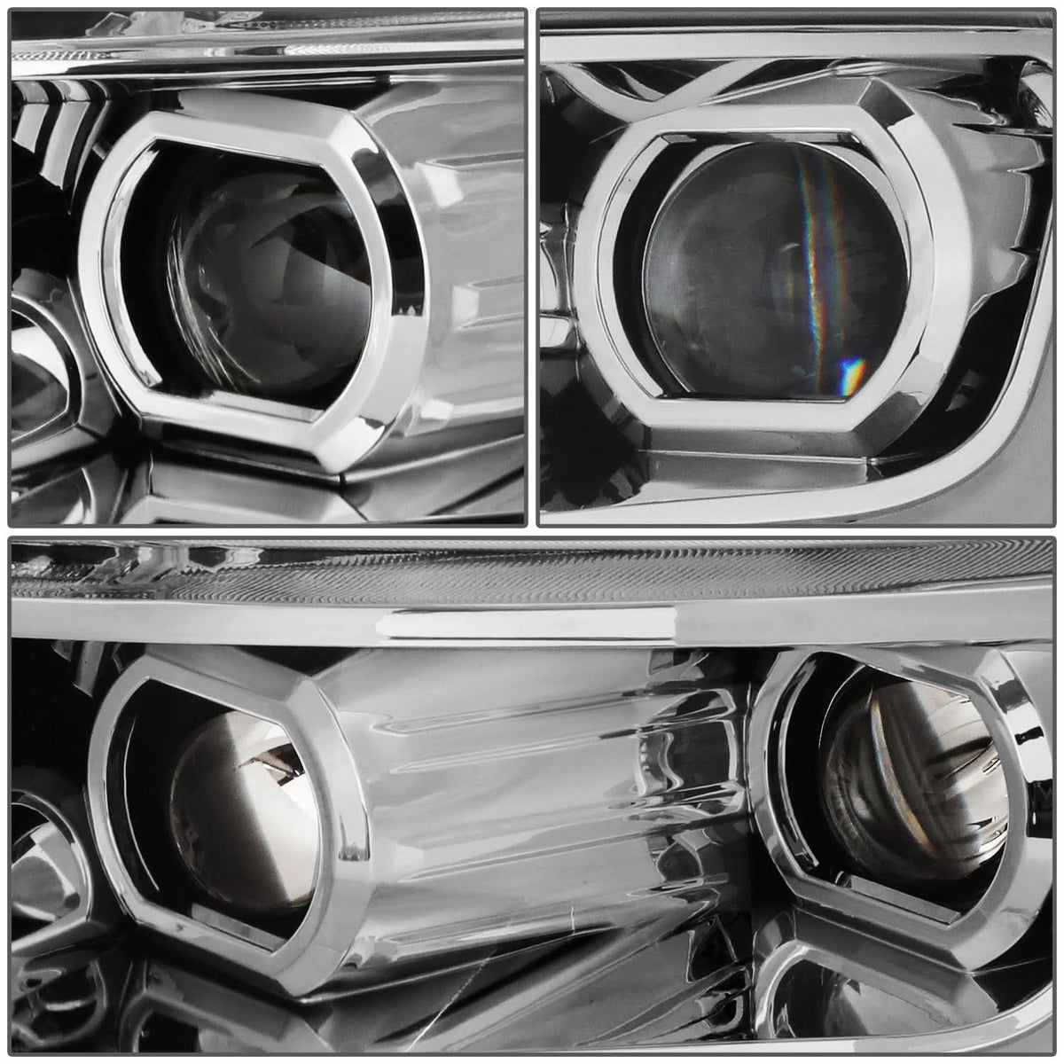 19-21 Ford Ranger Switchback Sequential LED DRL Headlights - Chrome