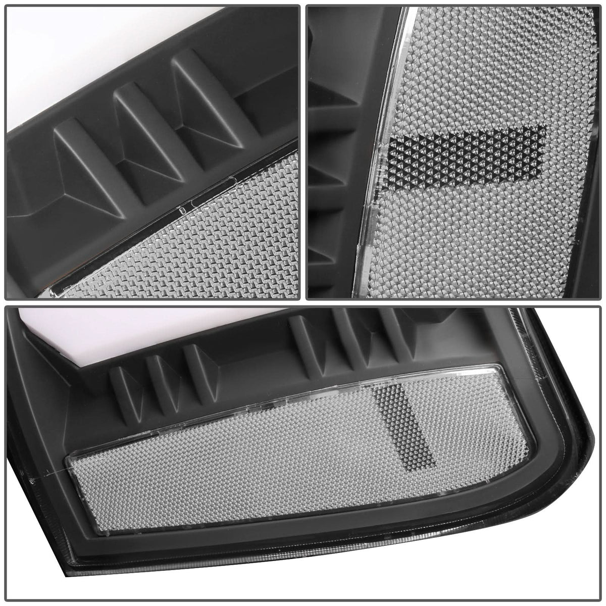 2007-2014 GMC Sierra C-Bar LED DRL Sequential Headlights Black