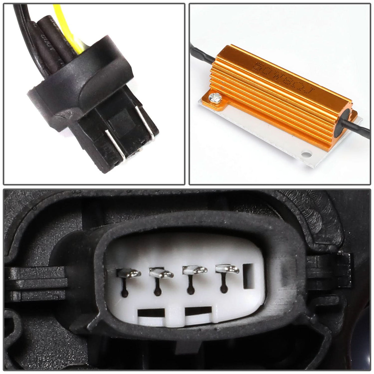 2018-2021 Ford F-150 C-Bar LED DRL Sequential Headlights Black
