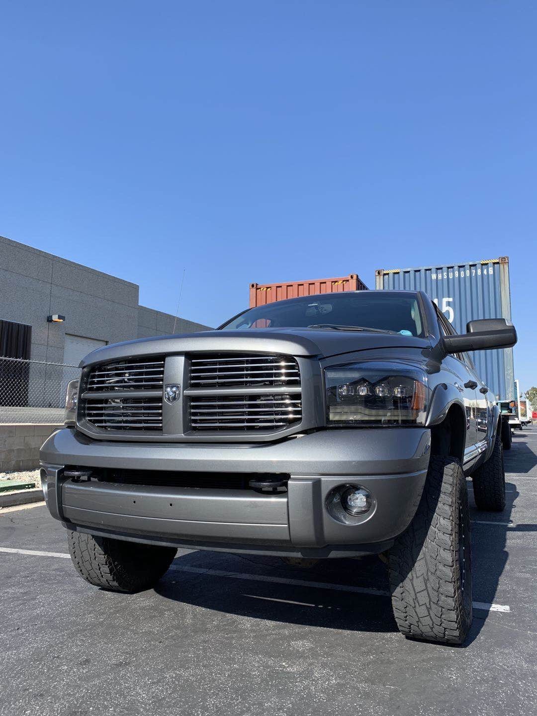 AlphaRex 06-08 Dodge Ram NOVA-Series LED Projector Headlights Black