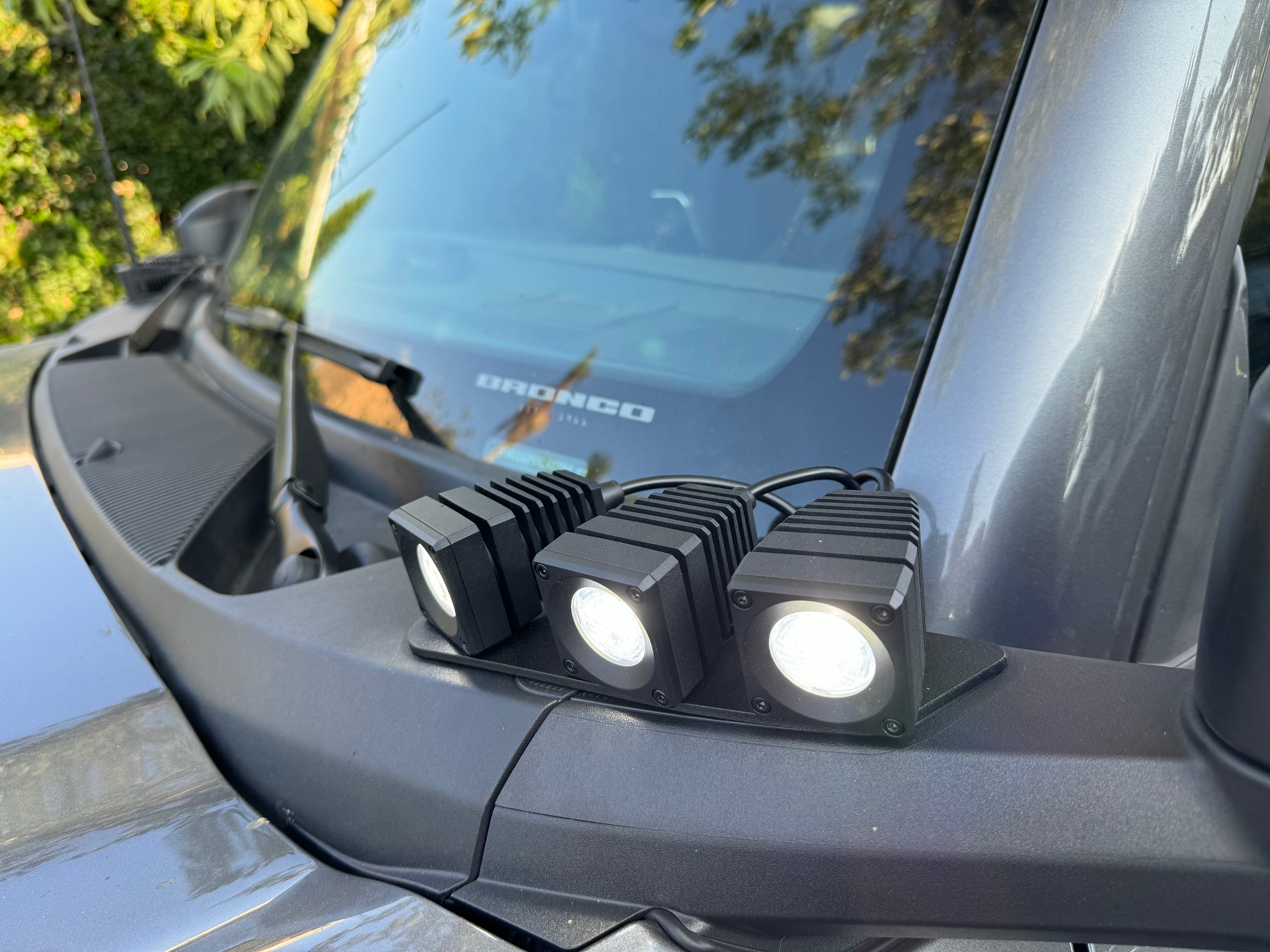 2021+ Ford Bronco Boomerang Ditch Lights