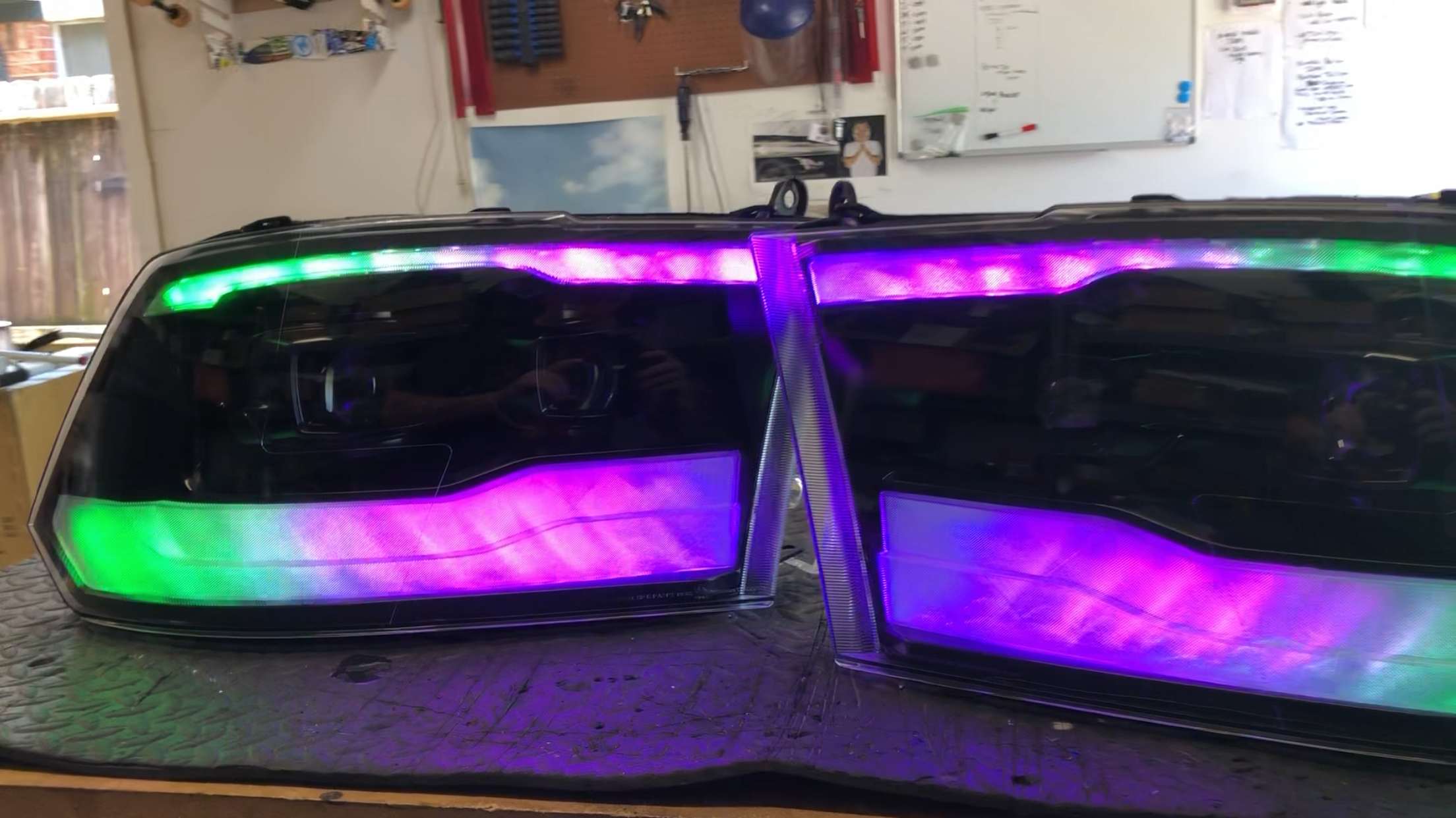 2009-2018 Ram 1500 Color Shifting Headlights