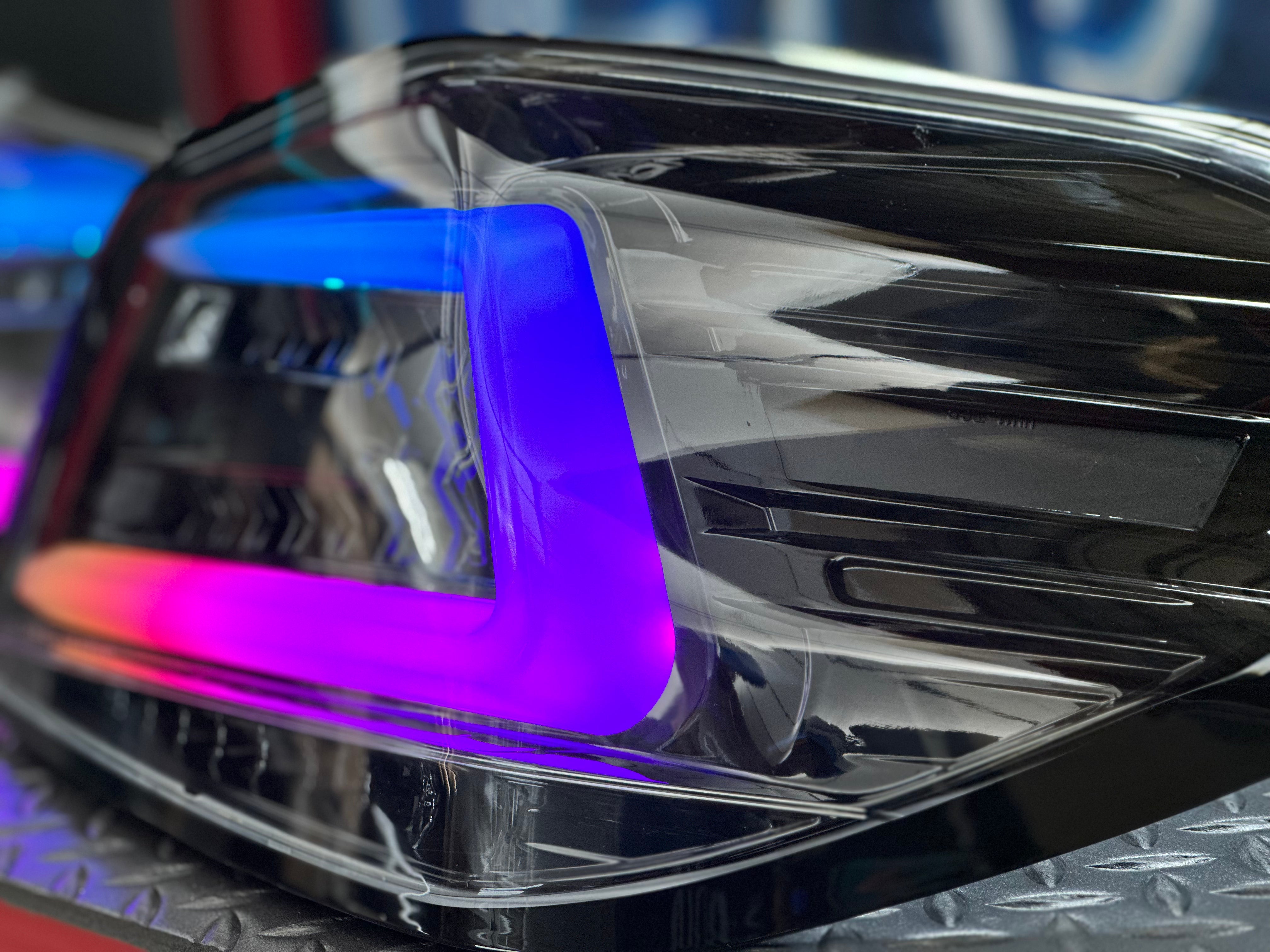 NTXGlow Black Spec D Color Shifting Tail Lights (2015-2021 Subaru WRX)