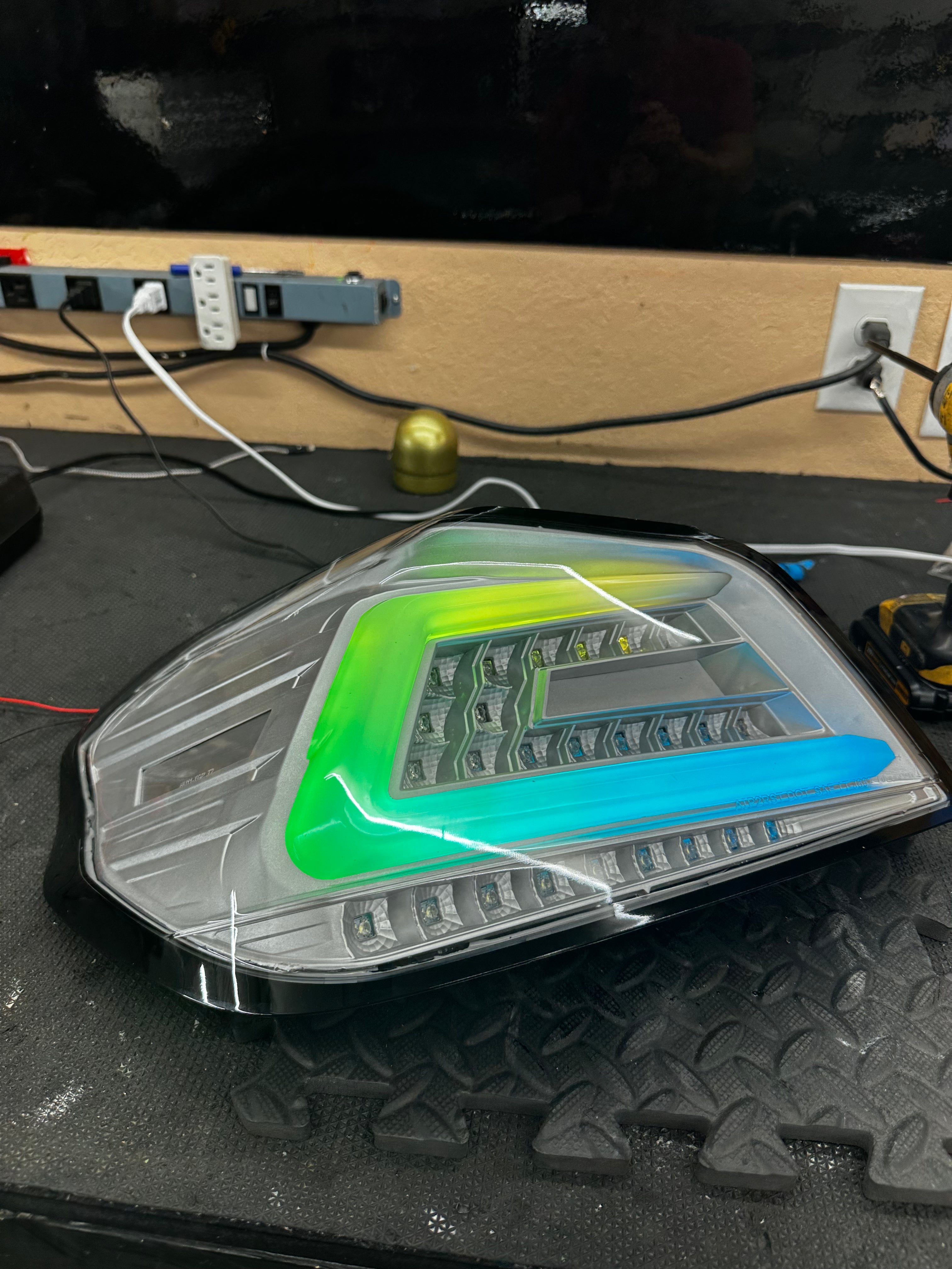 NTXGlow Clear Color Shifting Spec D Tail Lights (2015-2021 Subaru WRX)