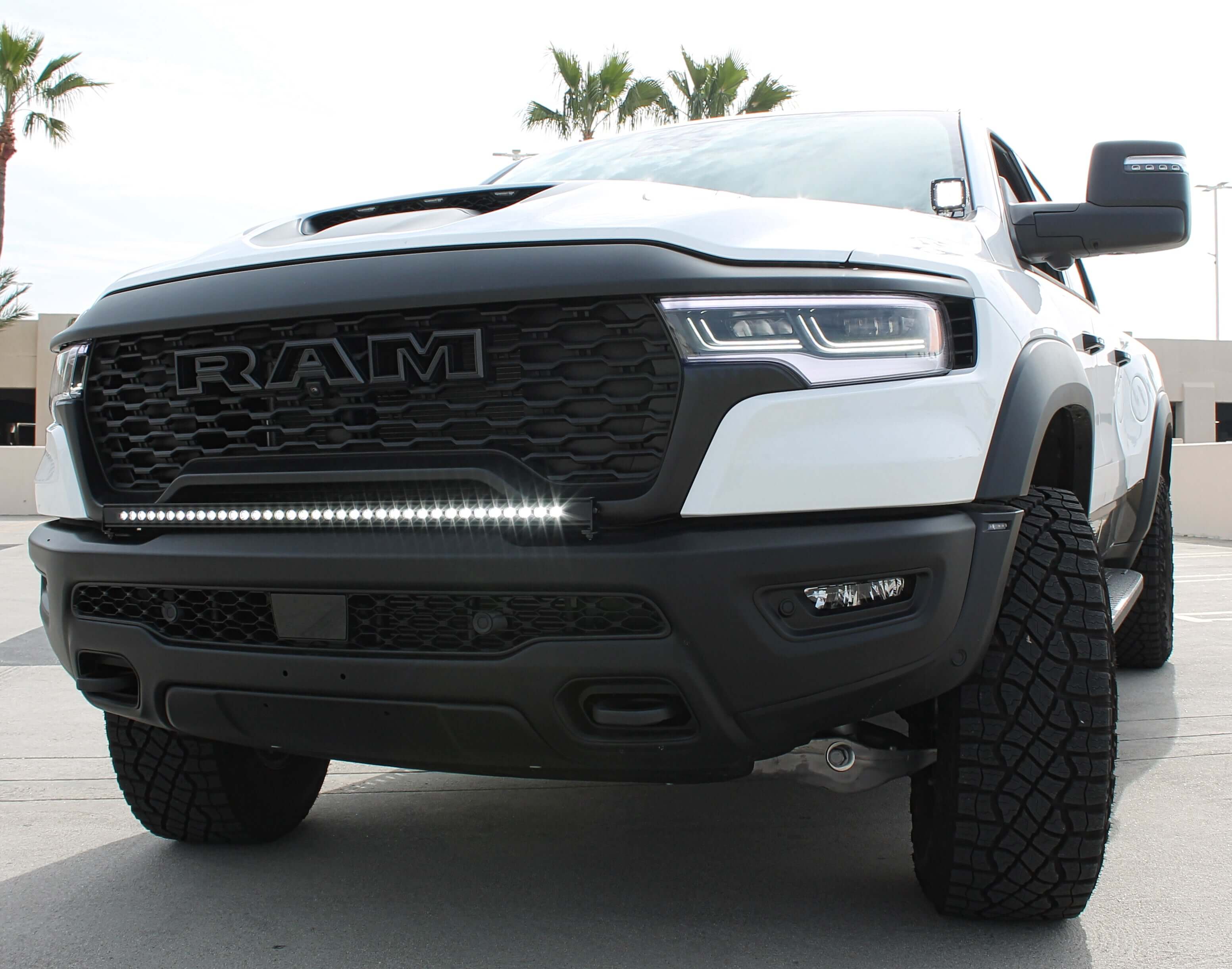 2019+ RAM 1500 Rebel Hood Mount/Ditch Lights