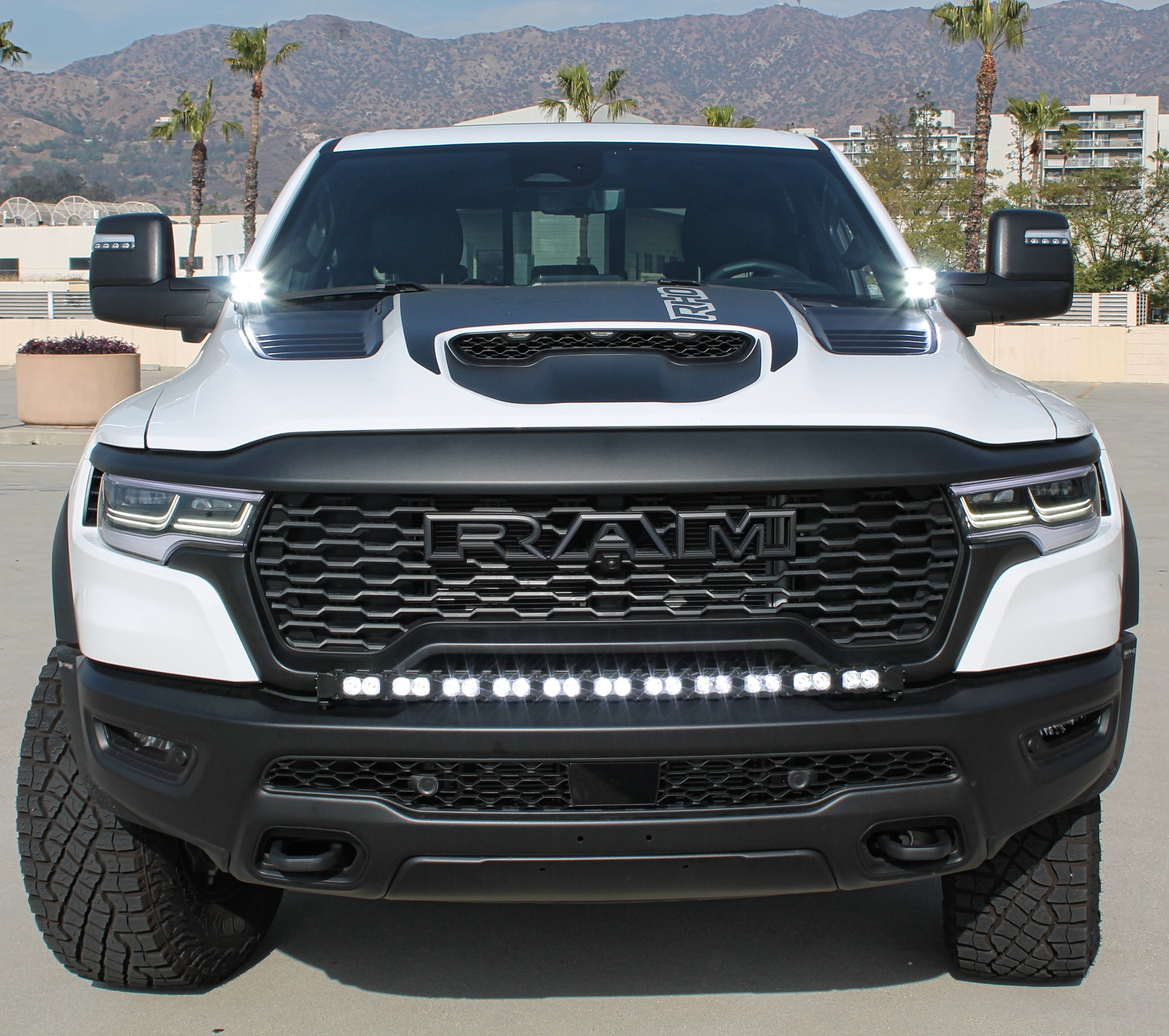 2025+ RAM 1500 RHO Hood Mount/Ditch Lights - PRO