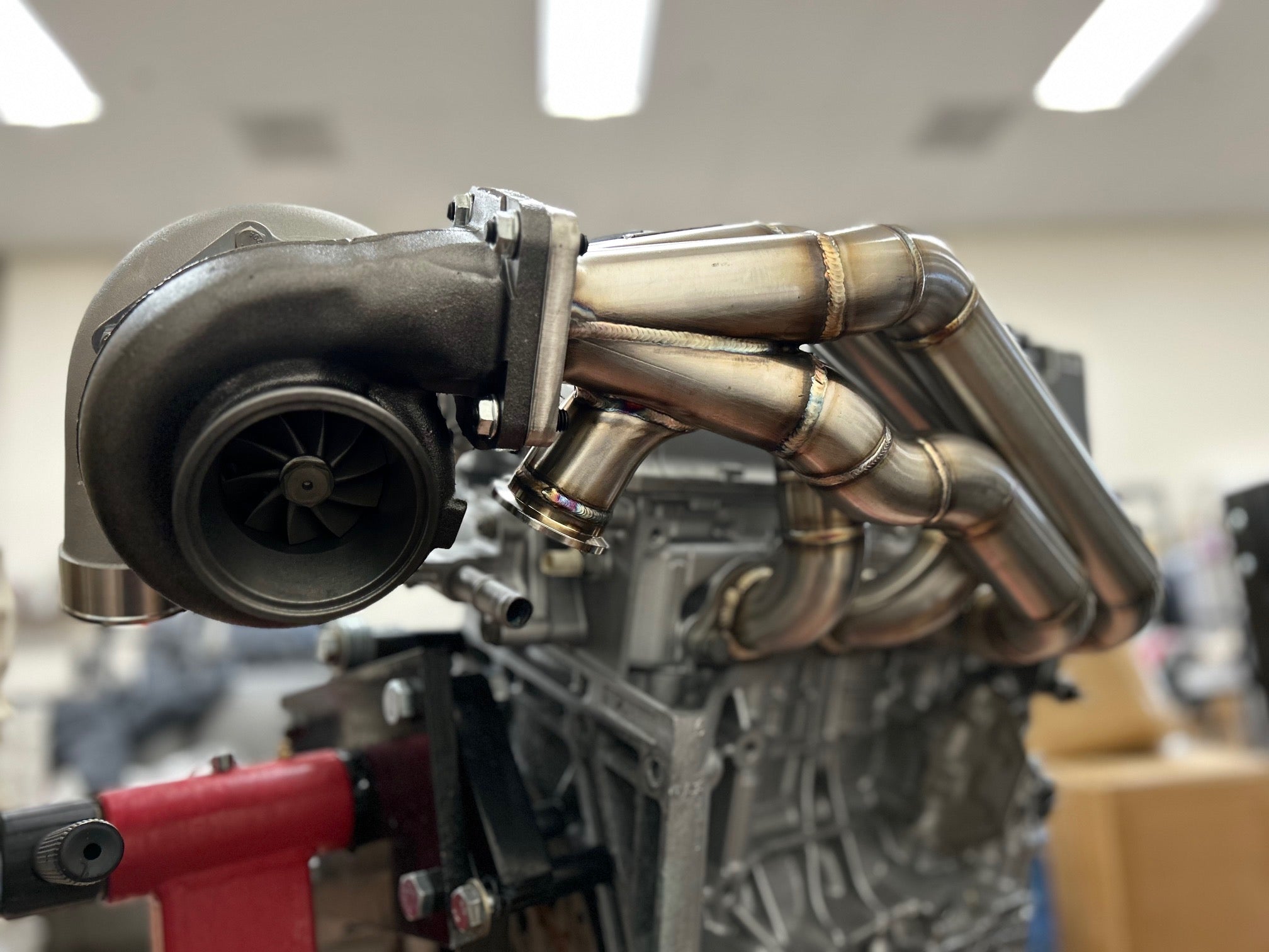 K Series Sidewinder Manifold K20 K24 T4 .82 Dual Ball Bearing Turbo K Swap Kit EG EK Civic Integra DC2 RSX EP3