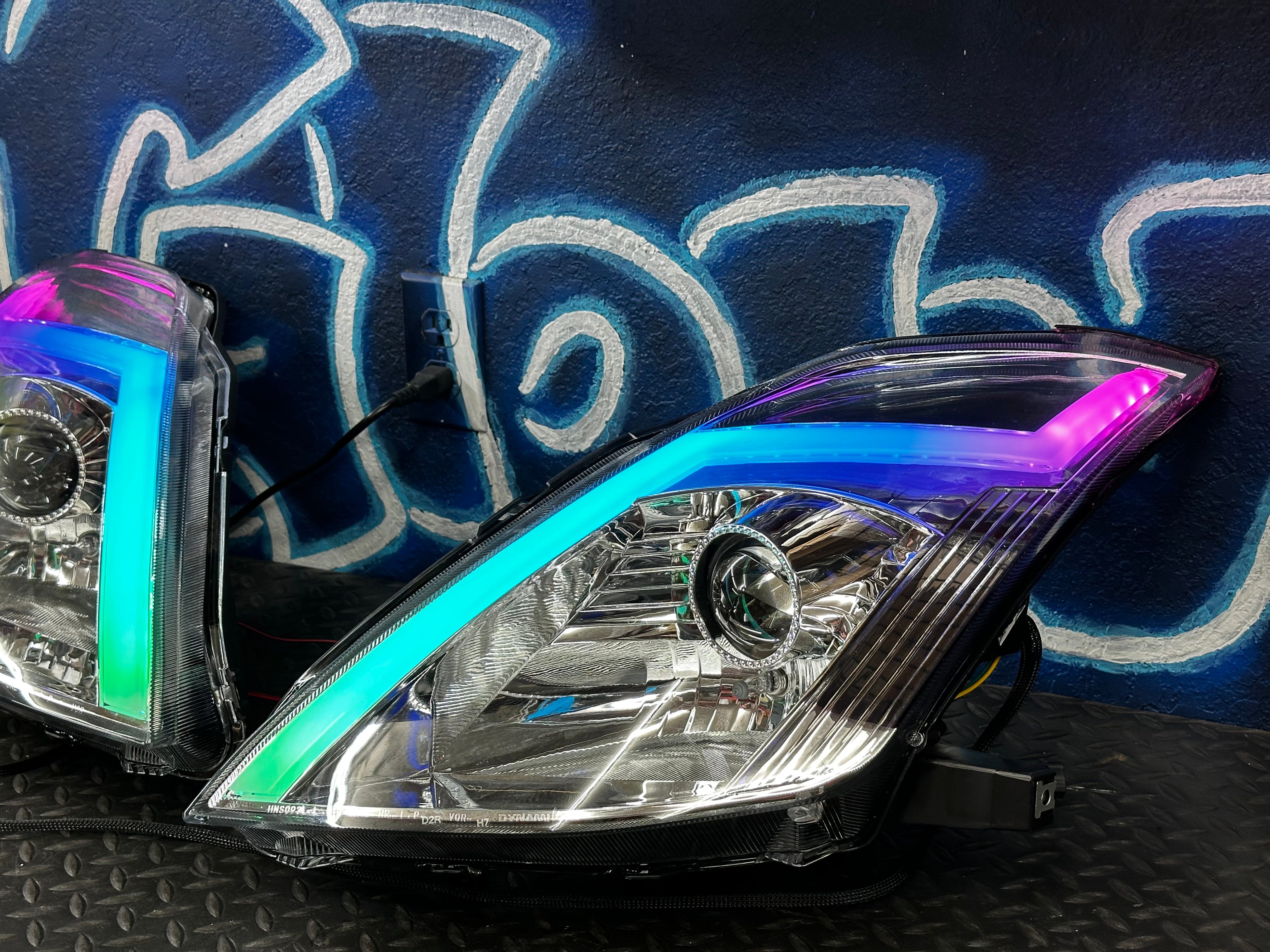 NTXGLOW RGB headlights (2006 - 2009 Nissan 350z)