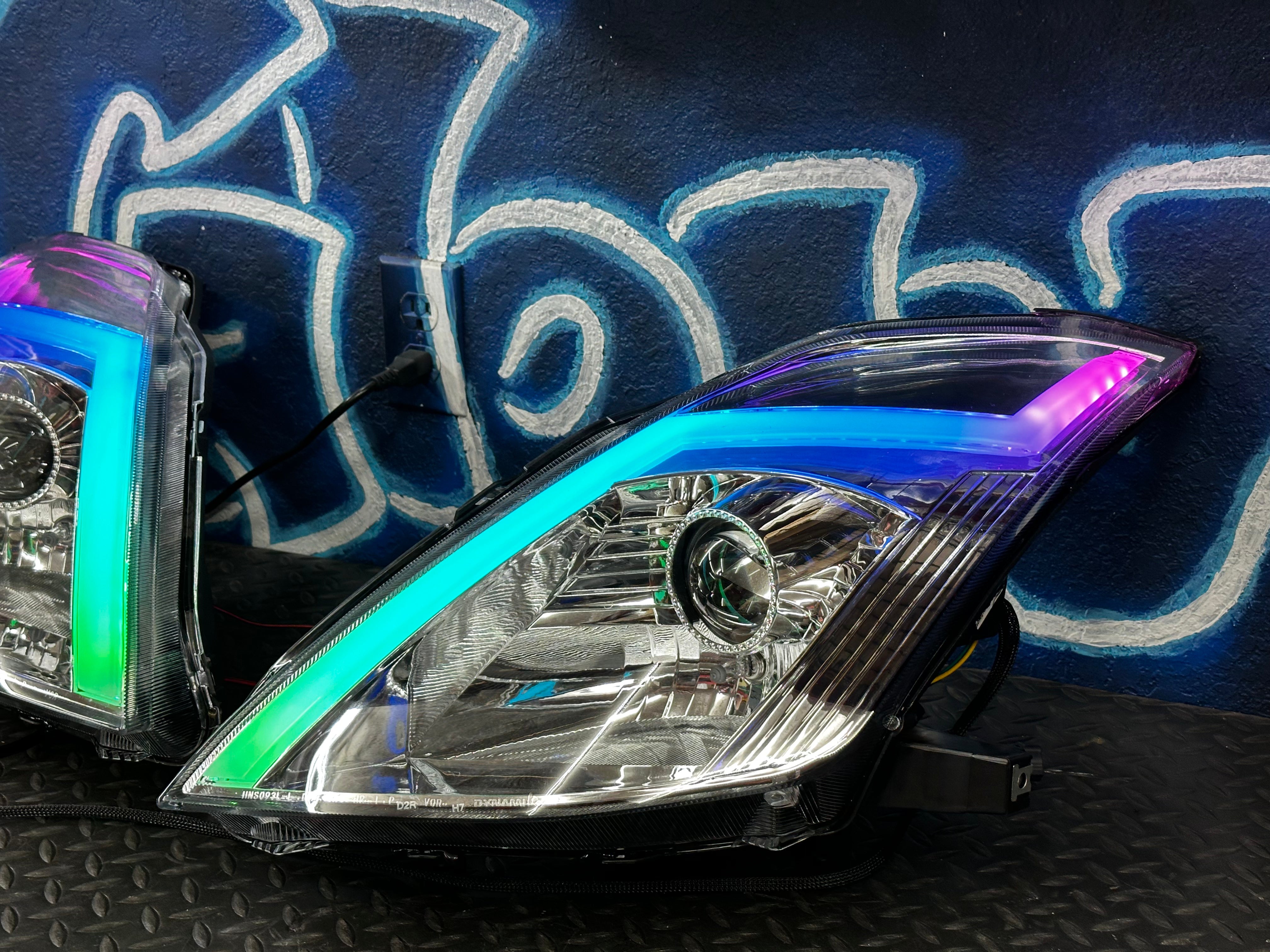 NTXGLOW RGB headlights (2006 - 2009 Nissan 350z)