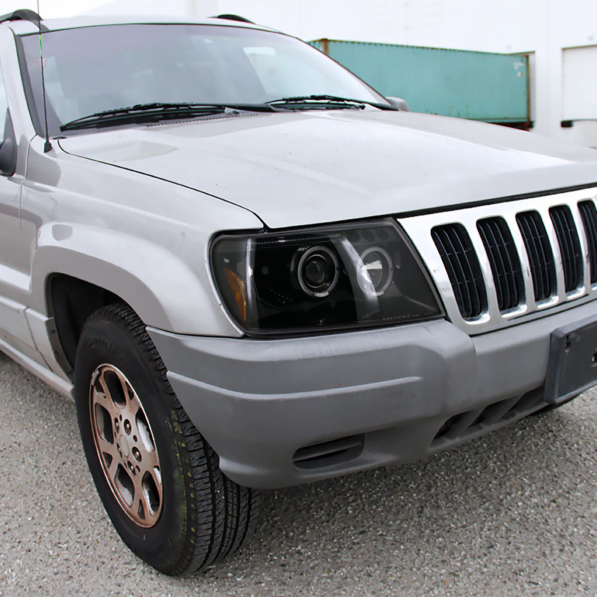 Spec-D 99-04 Jeep Grand Cherokee Projector Headlights Black