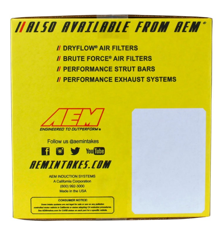 AEM Induction Cold Air Intake System AIP21-792C