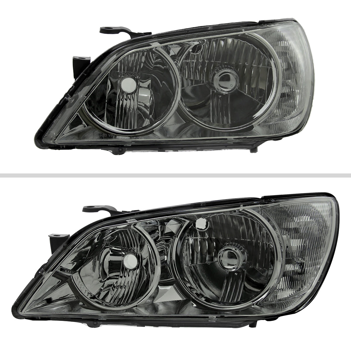 Spec-D 01-05 Lexus IS300 Crystal Headlights OEM Style Chrome/Smoked