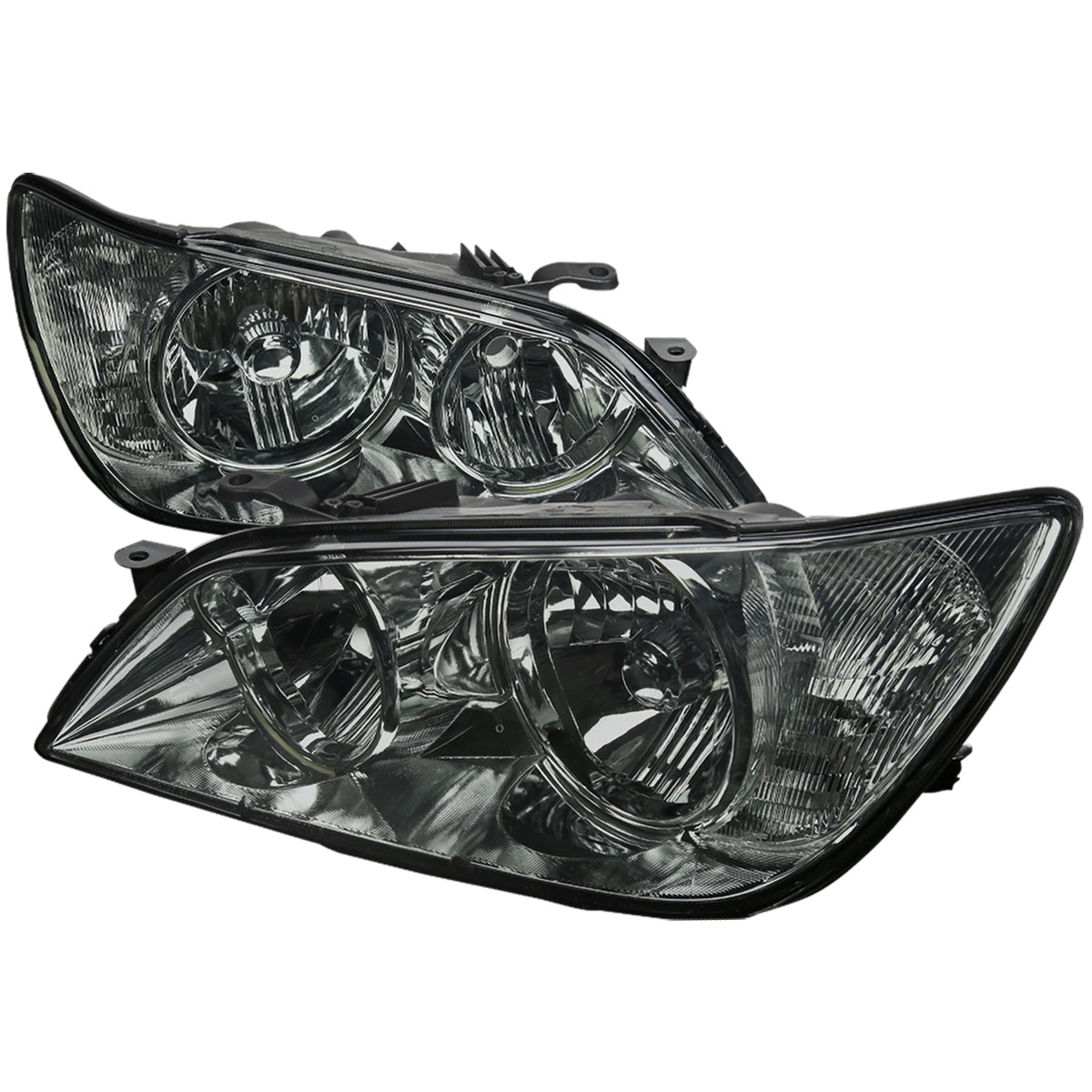 Spec-D 01-05 Lexus IS300 Crystal Headlights OEM Style Chrome/Smoked