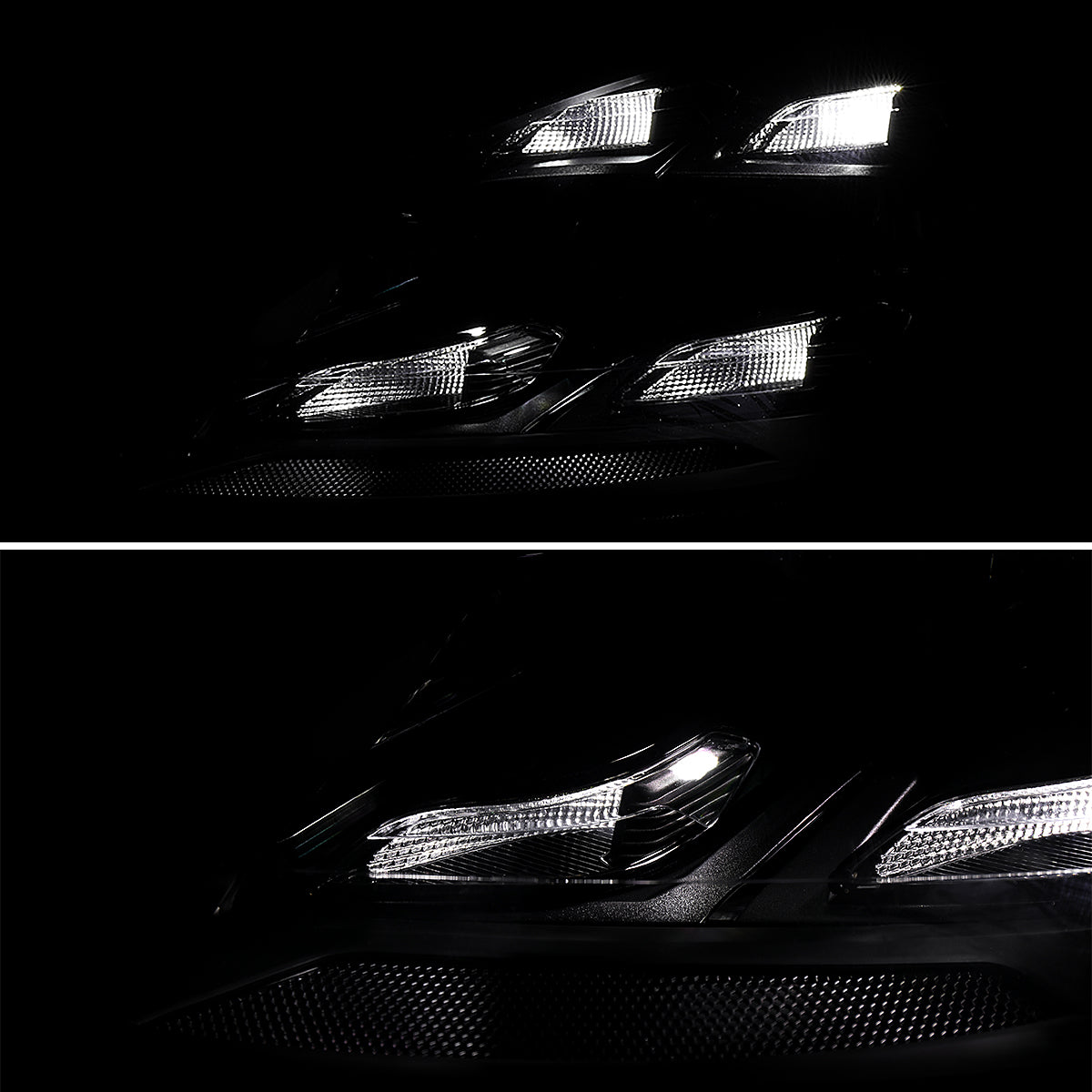 Spec-D 08-10 Porsche Cayenne 957 LED Projector Headlights Black