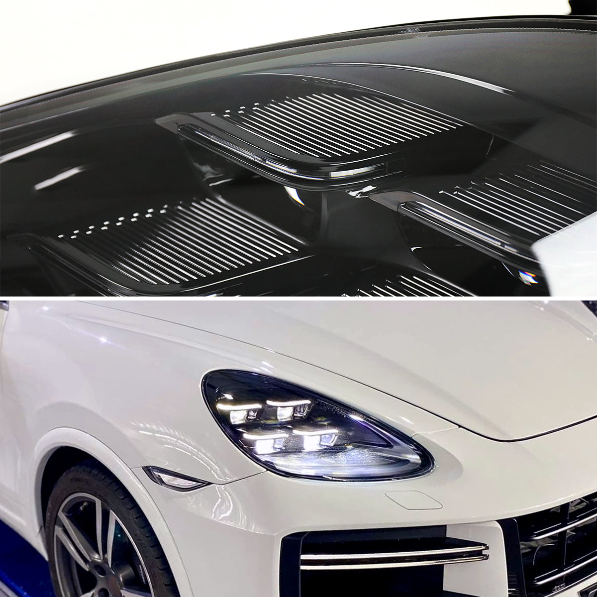 Spec-D 11-14 Porsche Cayenne 958.1 LED Projector Headlights Black