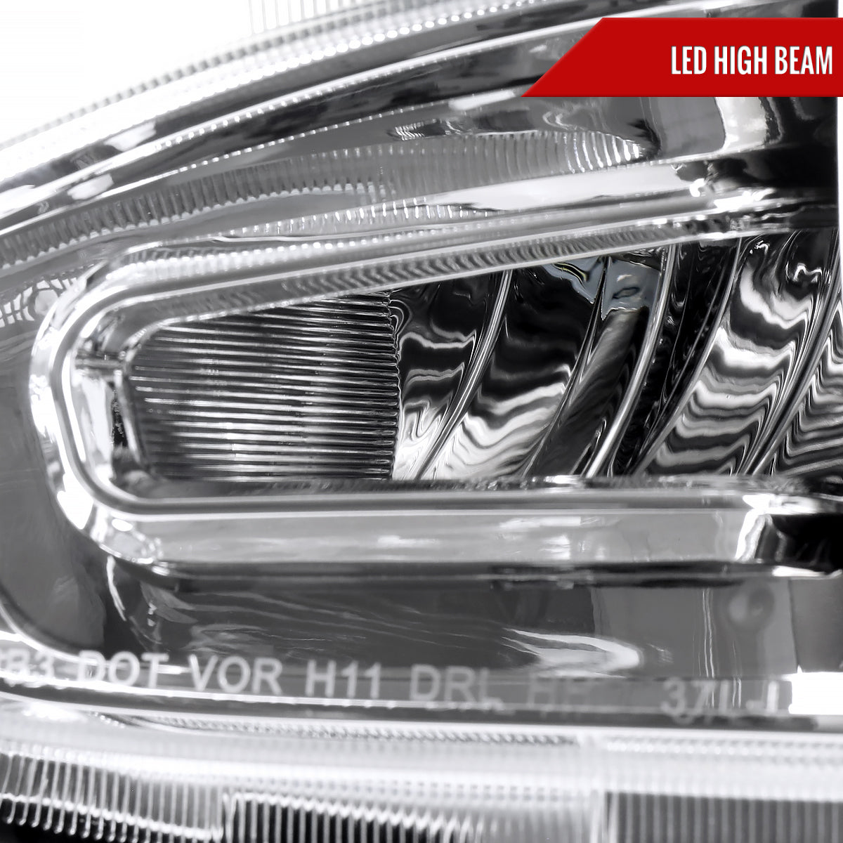 Spec-D 16-21 Honda Civic Headlights Switchback Sequential LED Chrome