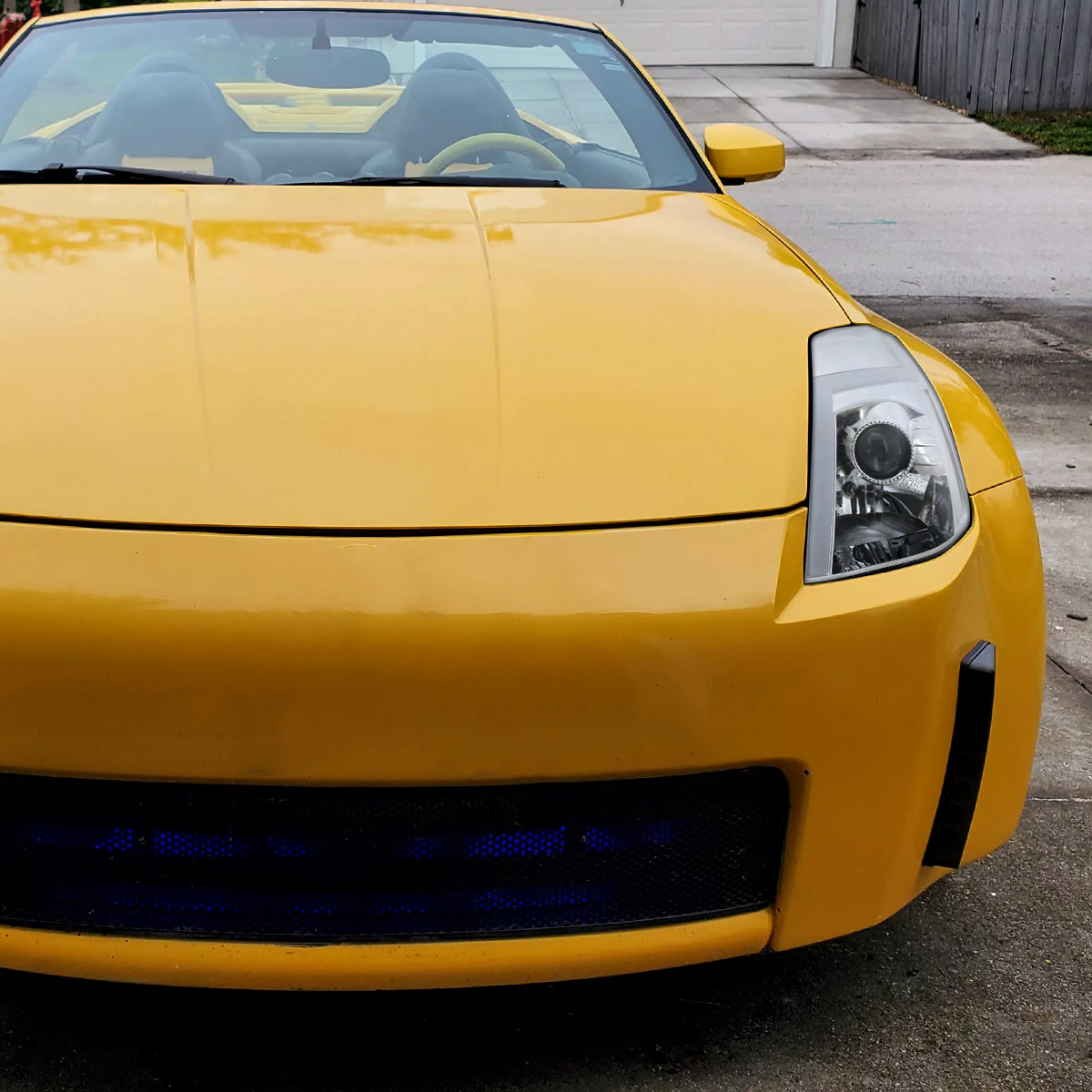 Spec-D 03-05 Nissan 350Z SEQ Projector Headlights Chrome 350Z03