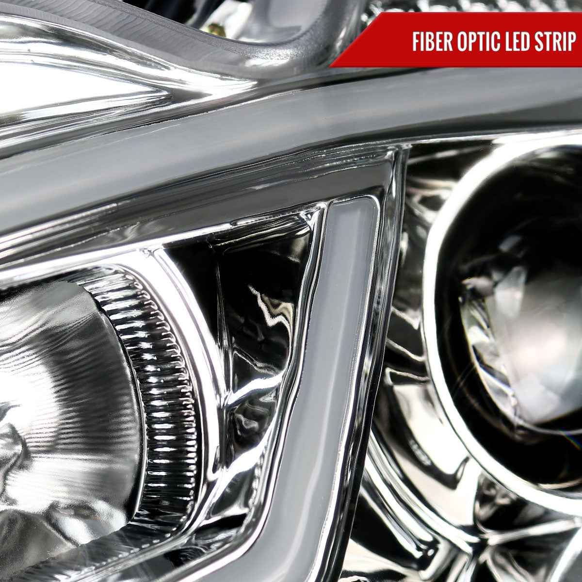 Spec-D 01-07 Mercedes C-Class W203 Projector Headlights LED Bar.