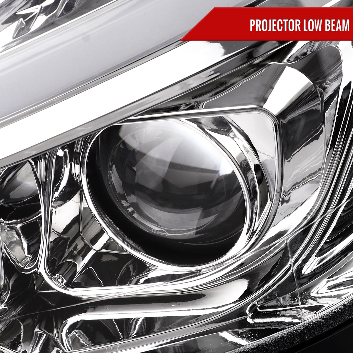 Spec-D 12-14 Mercedes W204 C-Class Headlights Sequential LED Chrome