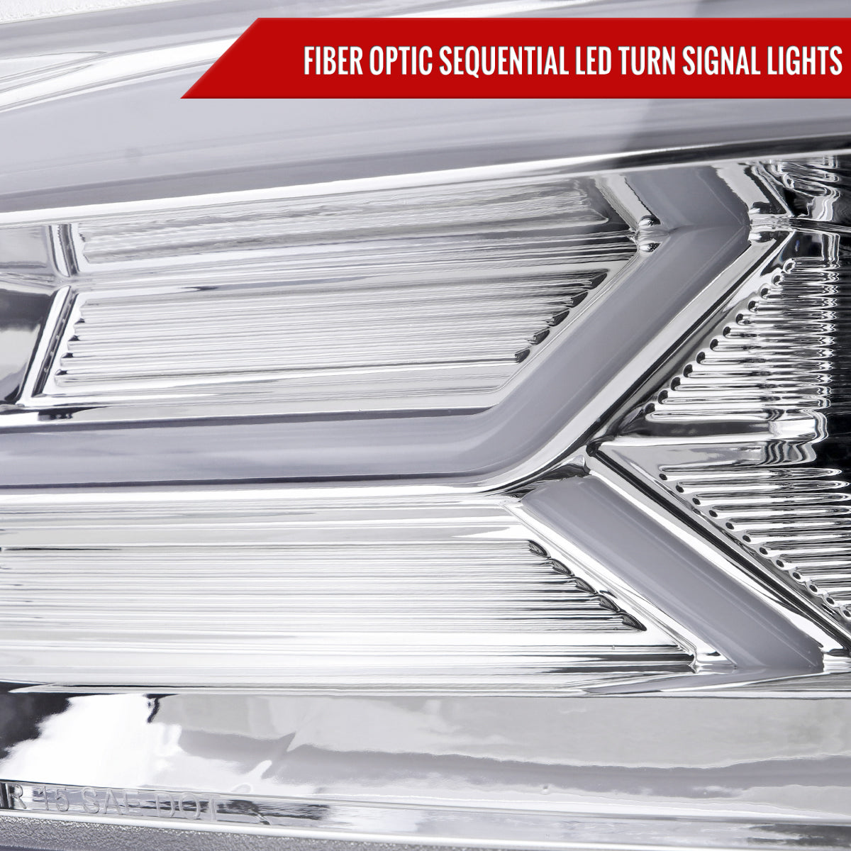 Spec-D 15-23 Dodge Charger Sequential Projector Headlights Chrome