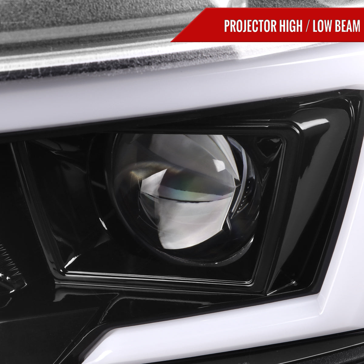 Spec-D 15-23 Dodge Charger Strip Projector Headlights SEQ Black