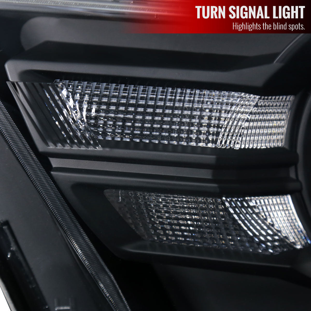 Spec-D 10-14 Ford Mustang Retrofit Style Projector Headlights Black