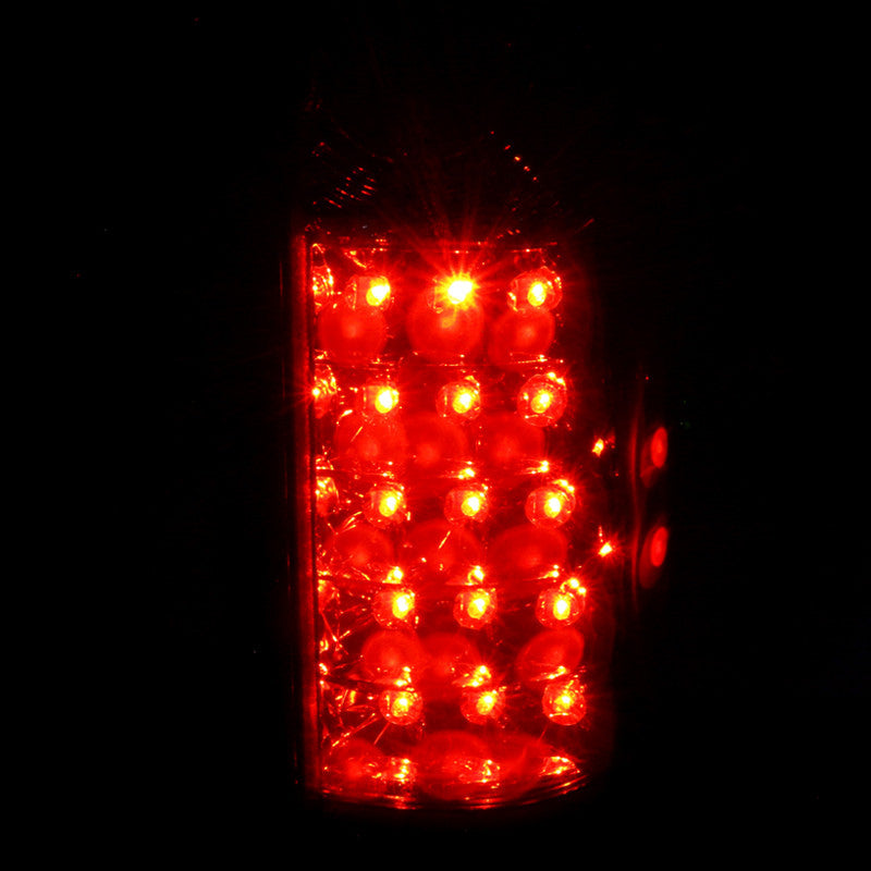 Spec-D 88-00 Chevy Silverado GMC Sierra LED Tail Lights Red