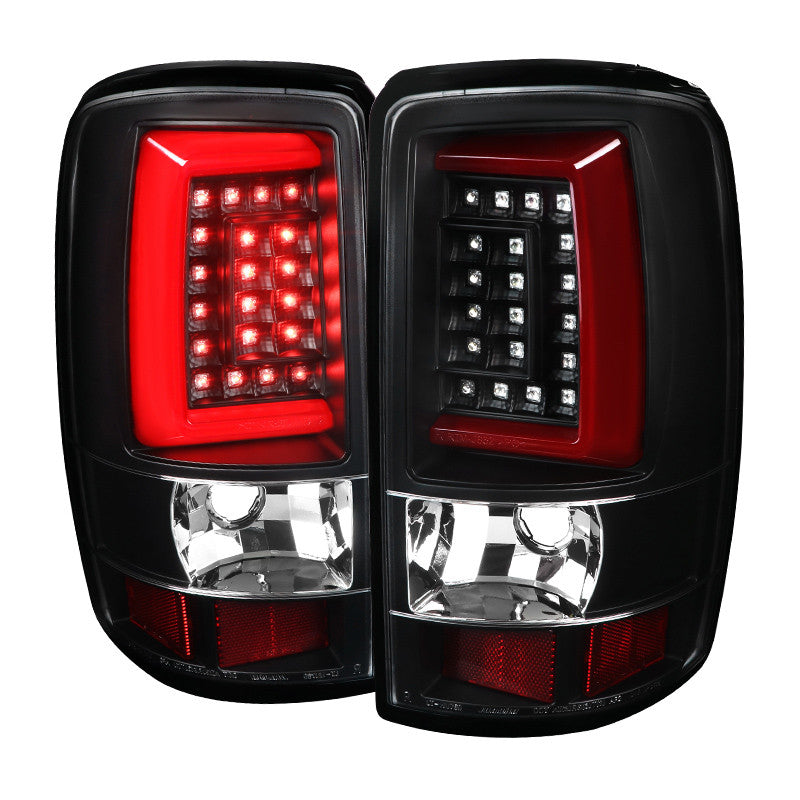 Spec-D 00-06 GMC Denali / Yukon LED Bar Tail Lights Black