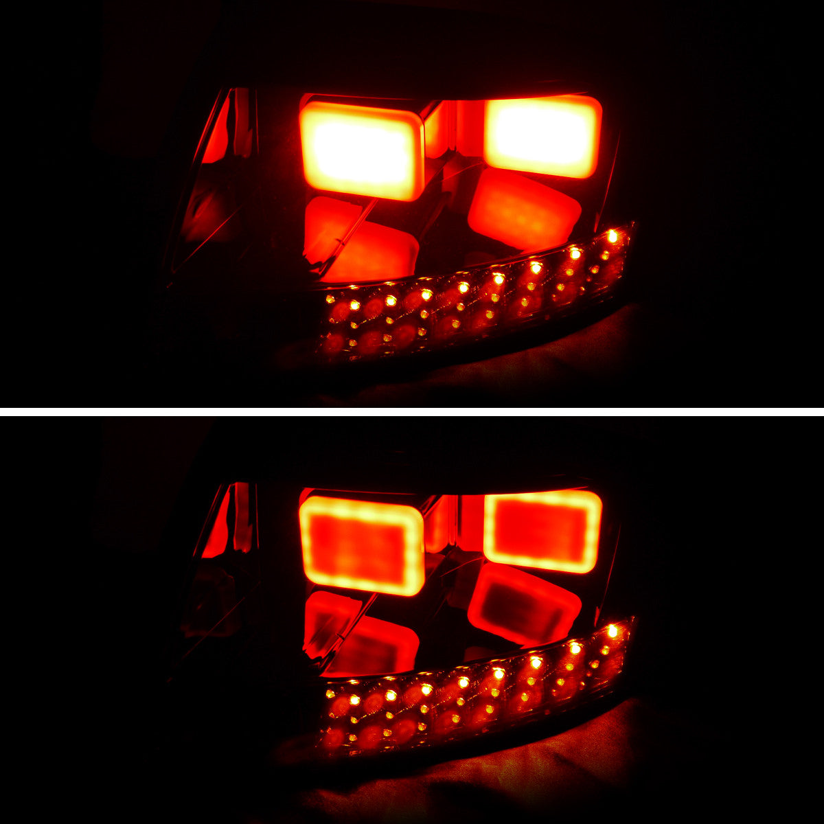 Spec-D 99-06 Audi TT LED Tail Lights V2 Black Housing Smoked Lens
