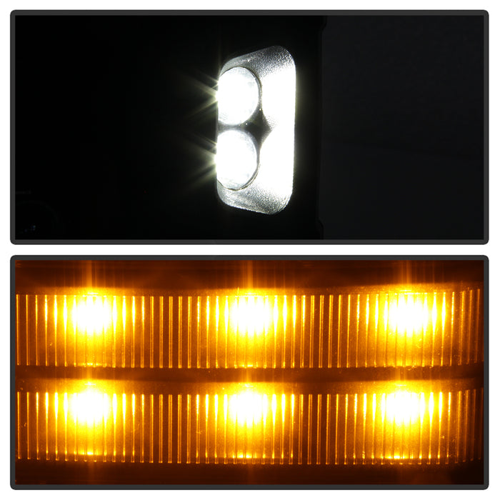 SPYDER xTune Chevy Silverado 07-13 Heated Amber LED Signal Telescoping Mirrors MIR-CSIL07S-G2-PWH-AM-SET 9936692