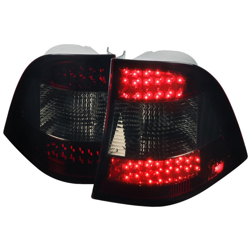 Spec-D 98-01 Mercedez M Class W163 Chrome Tail Lights Red Smoked