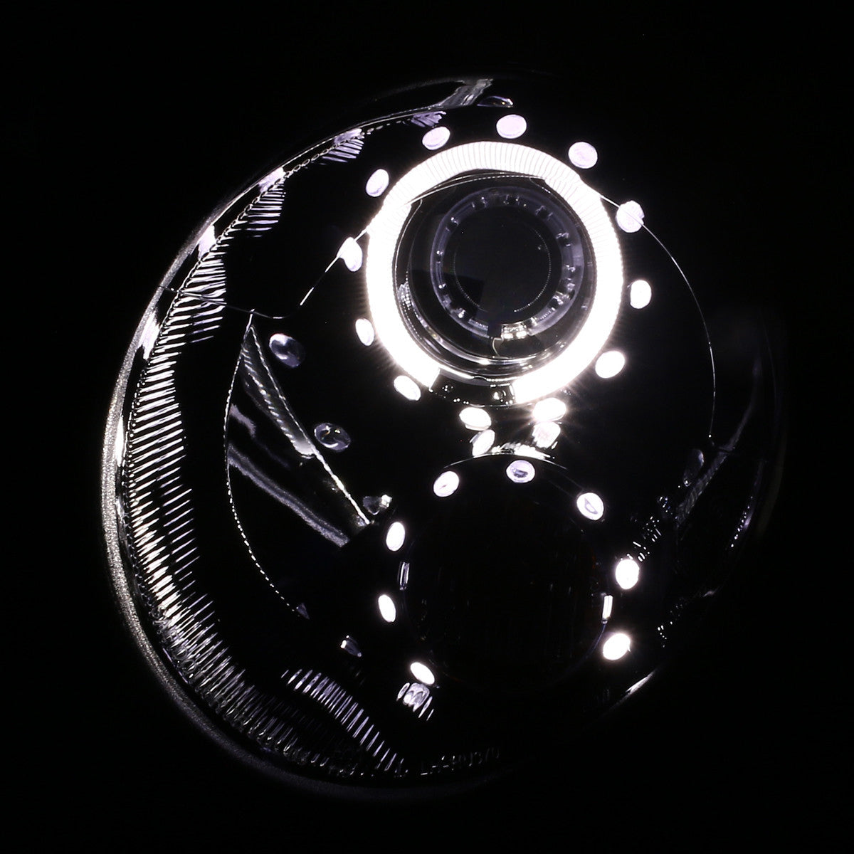 Spec-D 07-15 Mini Cooper Projector Headlights Black/Smoked