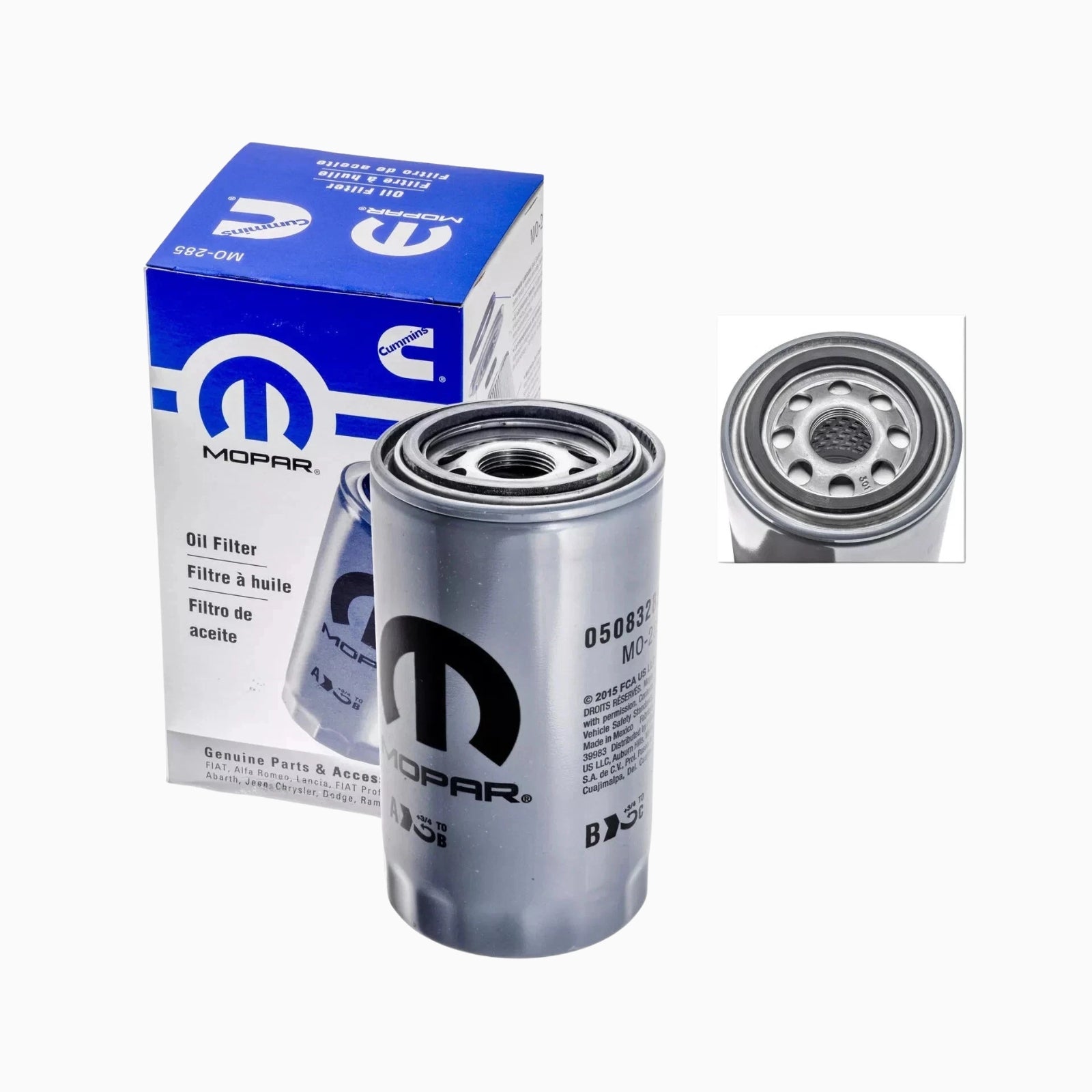 Mopar 5.9L/6.7L Cummins 5083285aa Oil filter for 1989-2024 Dodge RAM OEM quality