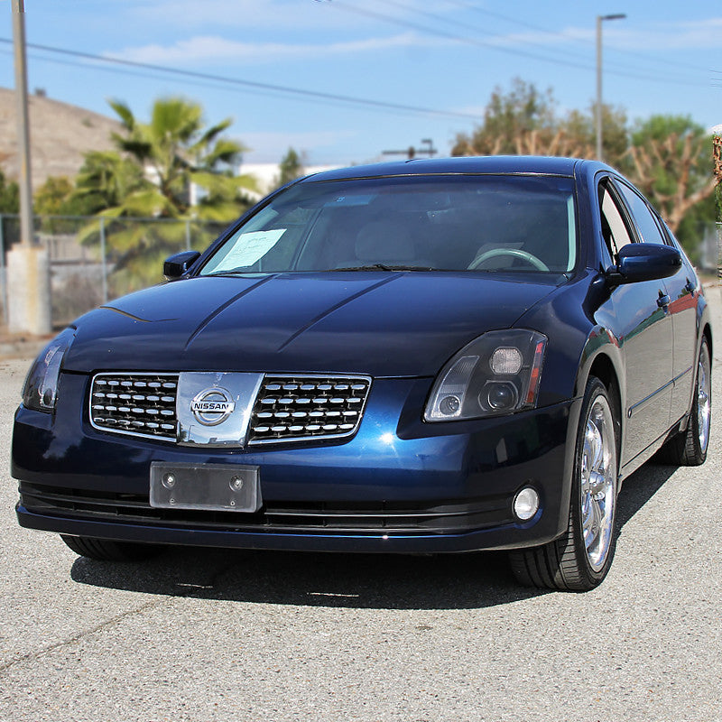 Spec-D 04-06 Nissan Maxima Headlights Projector Matte Black/Smoked