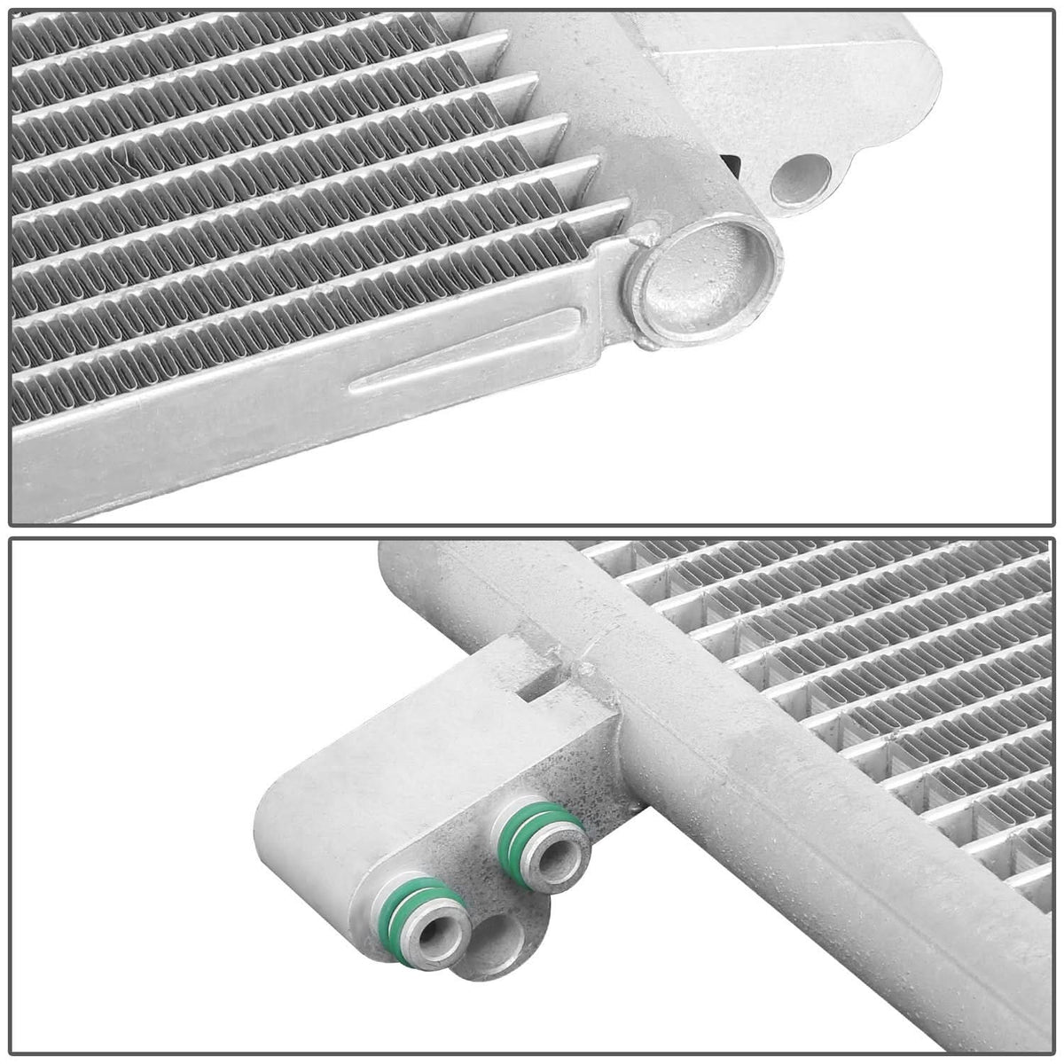2007-2011 Jeep Wrangler AC Condenser - Manual Transmission - Aluminum