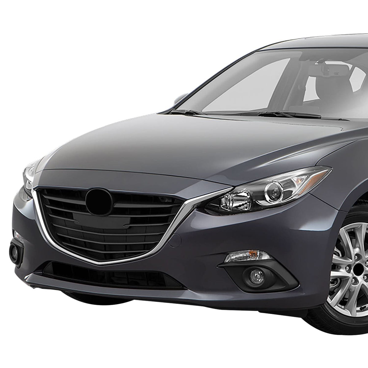 2014-2018 Mazda 3 OE Style Front Grille Textured Black