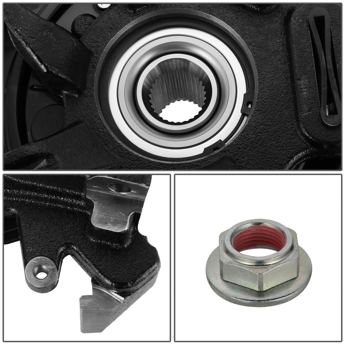 2006-2010 Ford Explorer Loaded Knuckle Assembly - Rear Right