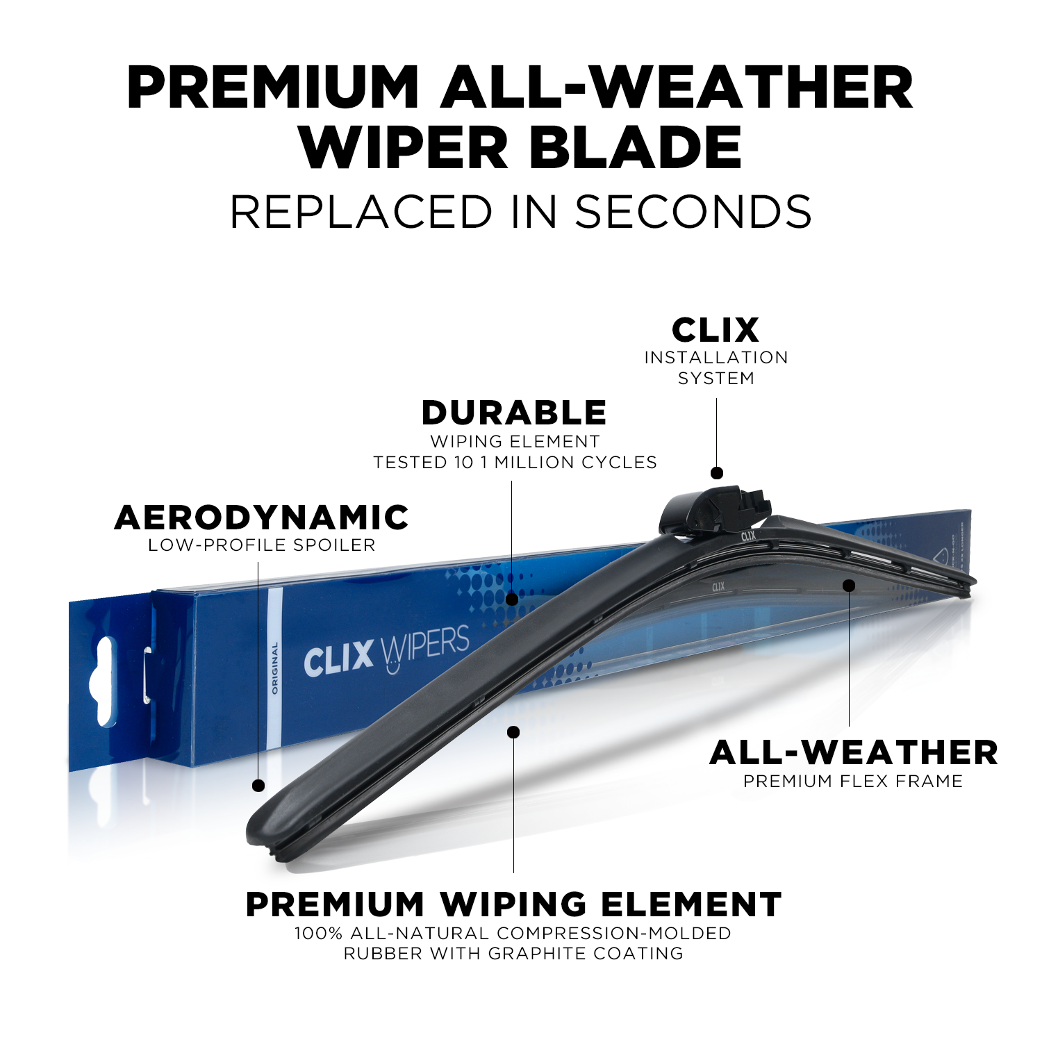 Aston Martin Vantage V12 Windshield Wiper Blades