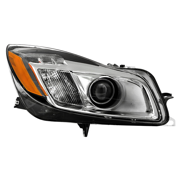 SPYDER Xtune Buick Regal 11-13 HID w/LED DRL Clear Ring Projector Headlights (PRO-JH-BREG11CR-HID-OE-R) 9952807