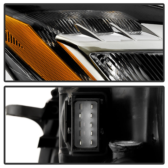 SPYDER Xtune Buick Regal 11-13 HID w/LED DRL Clear Ring Projector Headlights (PRO-JH-BREG11CR-HID-OE-R) 9952807