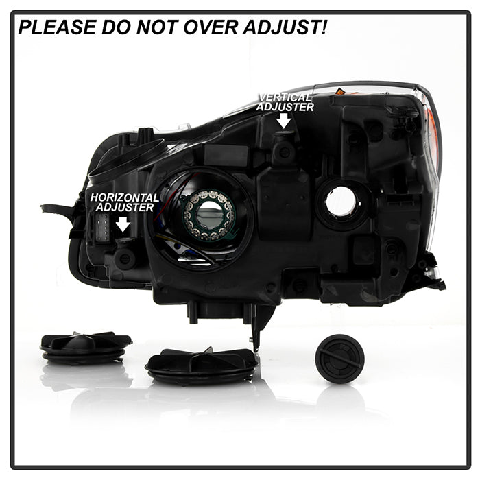 SPYDER Xtune Buick Regal 11-13 HID w/LED DRL Clear Ring Projector Headlights (PRO-JH-BREG11CR-HID-OE-R) 9952807