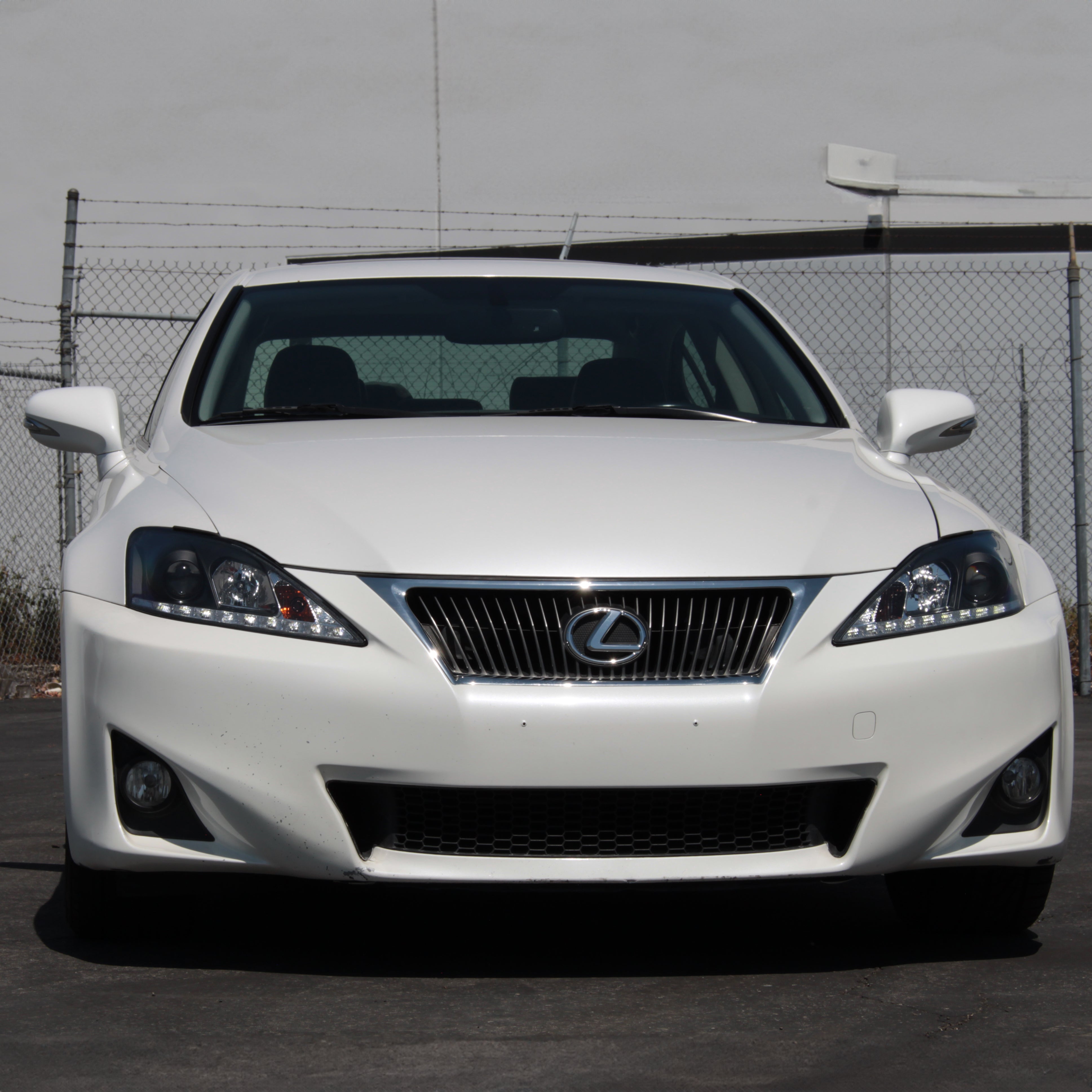 Spyder Lexus IS 250/350 2006-2010 Projector Headlights DRL Black PRO-YD-LIS06-DRL-BK 5080059
