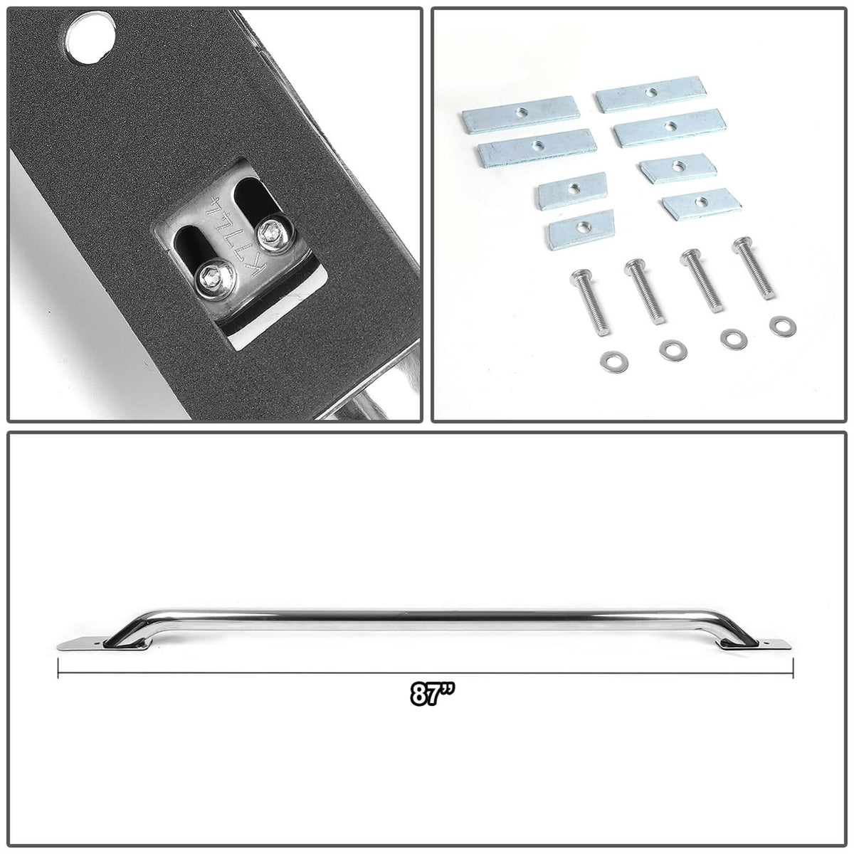 14-17 Chevrolet Silverado & GMC Sierra 8FT Bed Rails - Chrome