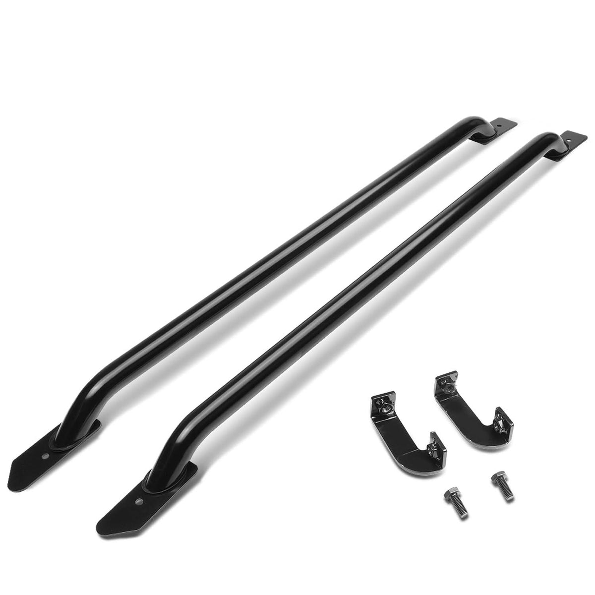 14-17 Chevy Silverado GMC Sierra 1500 2500 3500 HD 5.5ft Bed Rails Black
