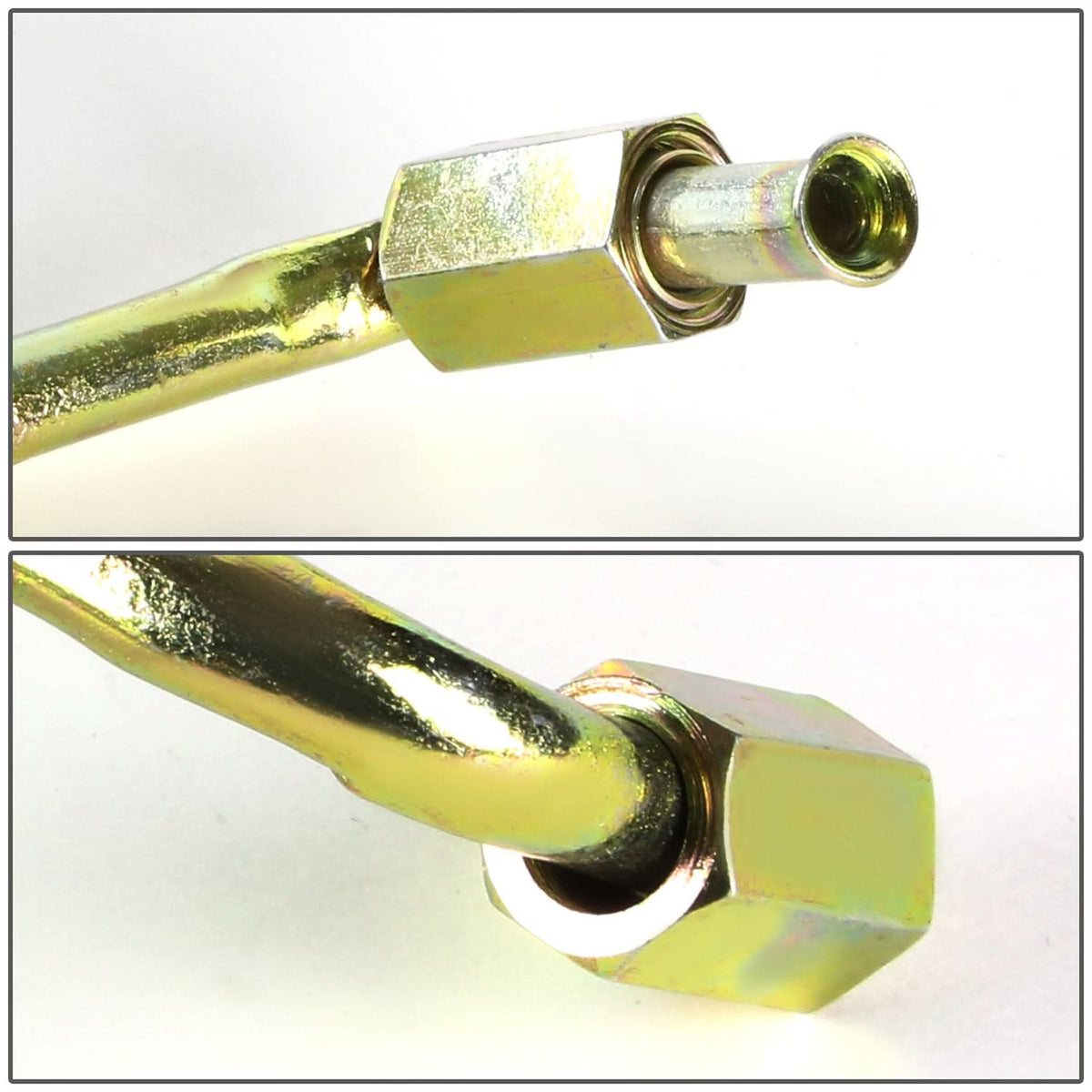 Type 1 Style Oil Feed Line Kit - 90 Degree Hose - 4AN