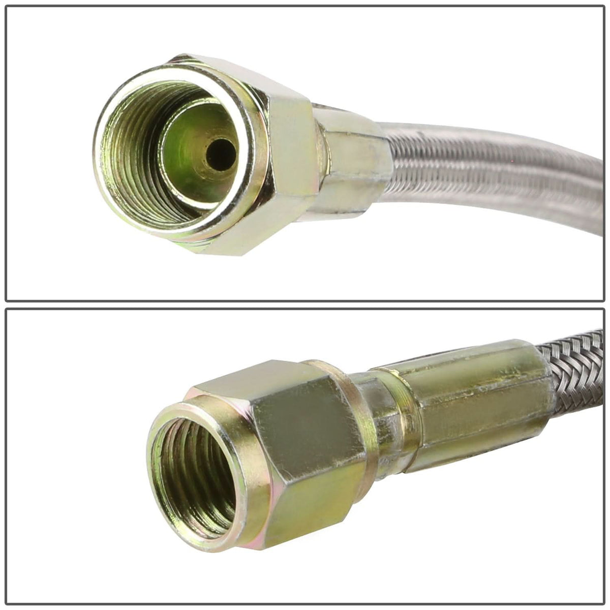 Oil Feed Line - Straight Ends - 4AN