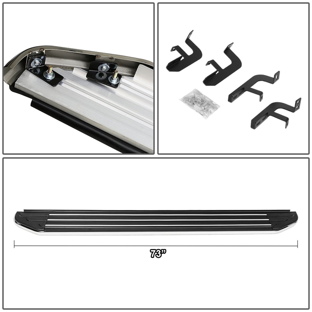 2016-2019 Lexus RX350 RX450H 5.5" Running Boards - Aluminum