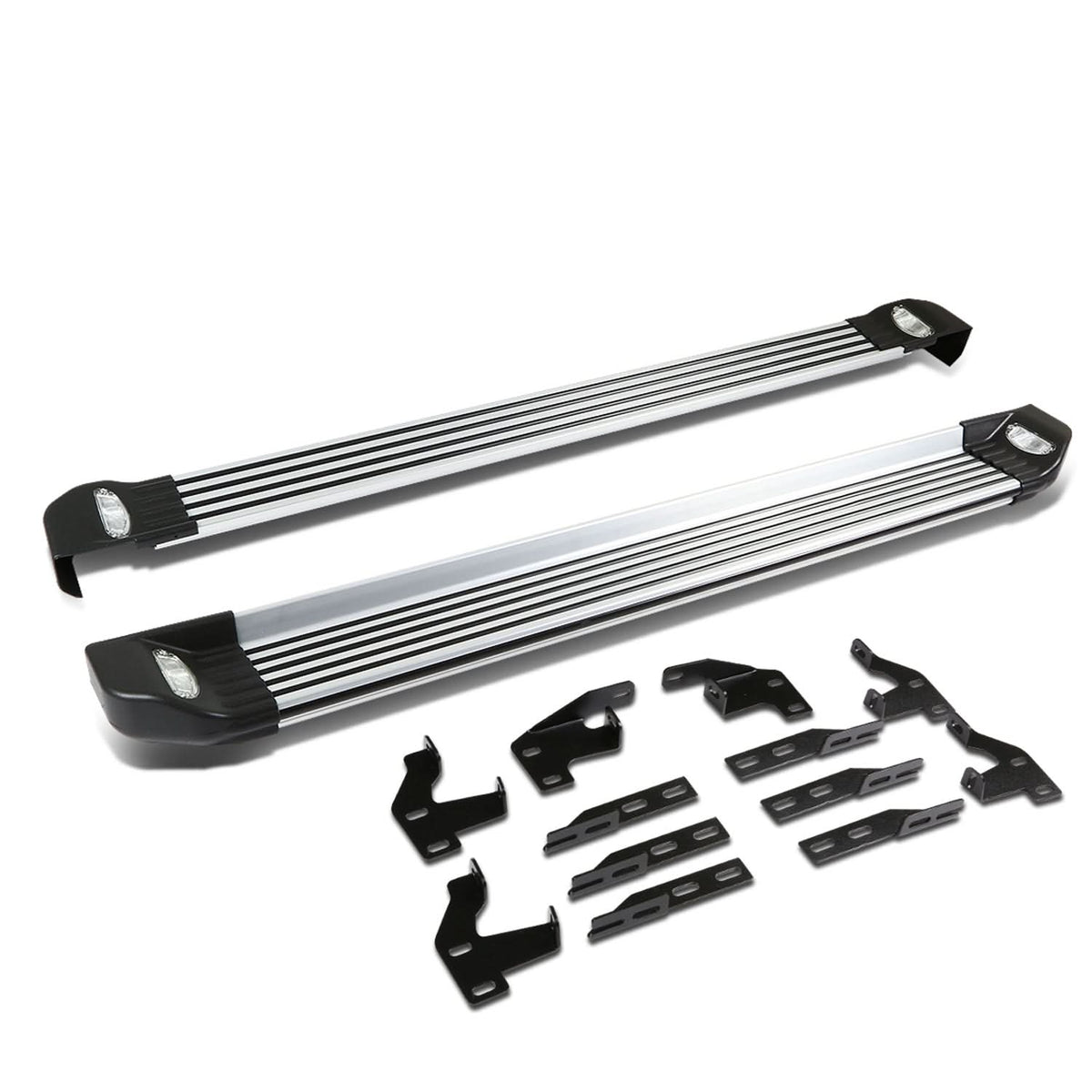 09-15 Honda Pilot Aluminum Running Boards 5.25" with Lights