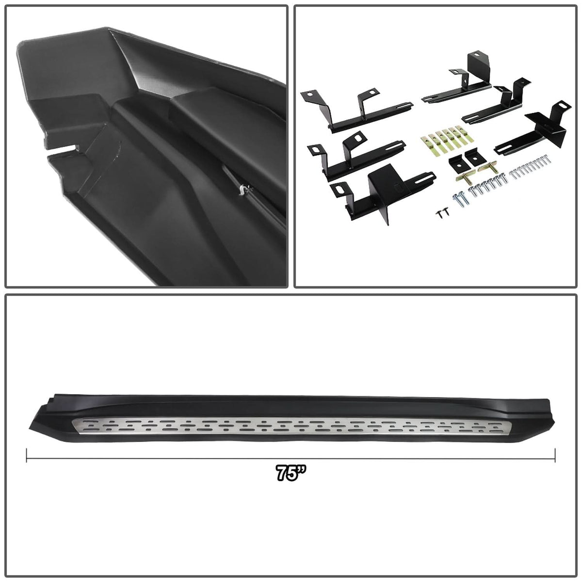 2014-2016 Toyota Highlander OE Style Running Boards - Aluminum