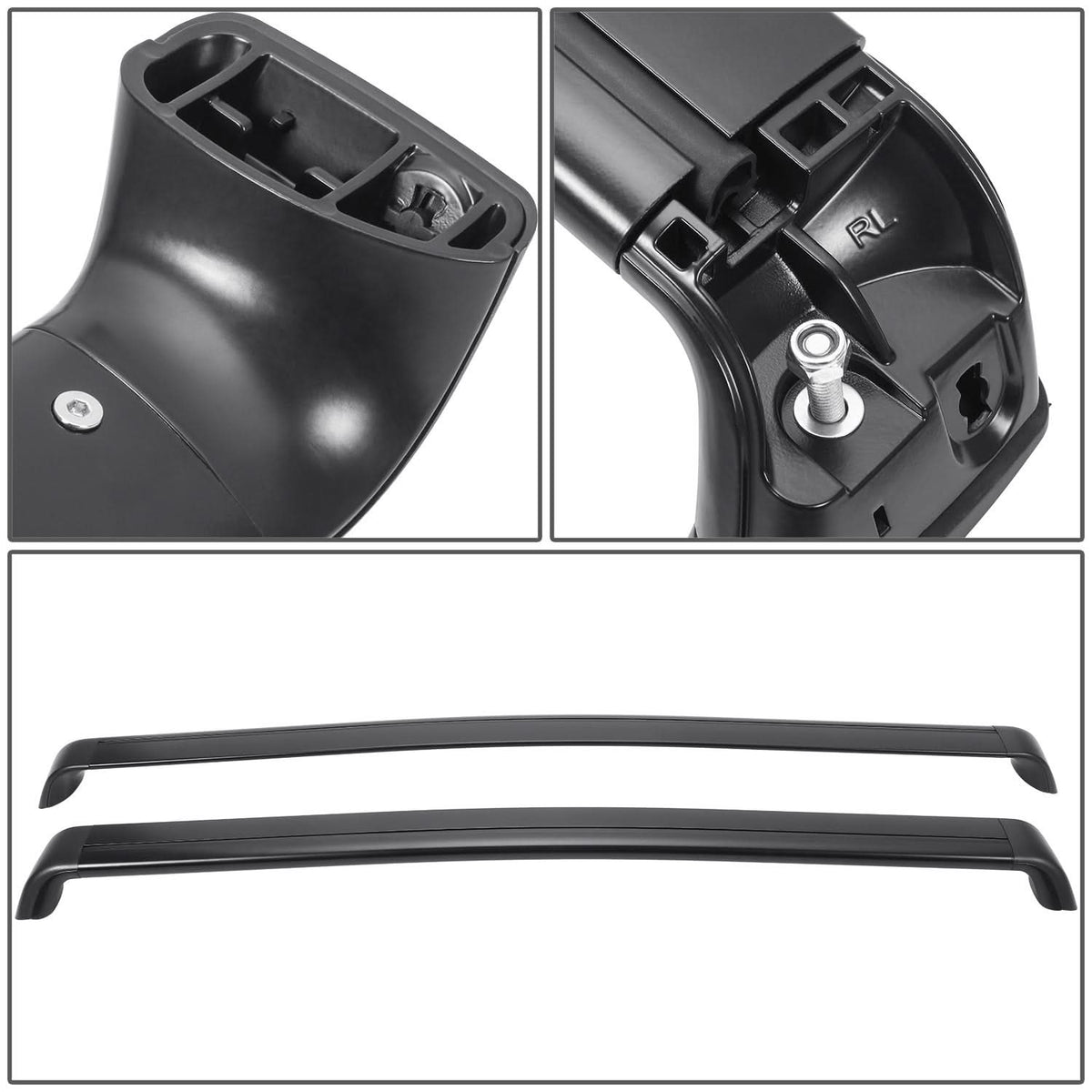 Tesla Model Y Aluminum Roof Rack Crossbar Set